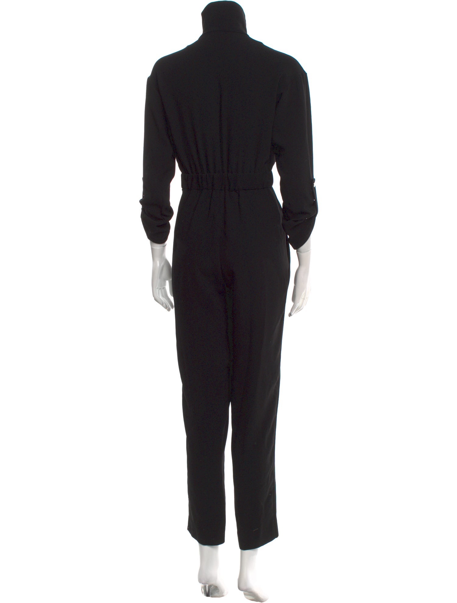 Maje Mock Neck Jumpsuit